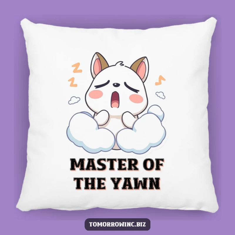 Funny Sleepy Animal Pillow: Cozy Yawn Dreams - A Snuggly Gift!