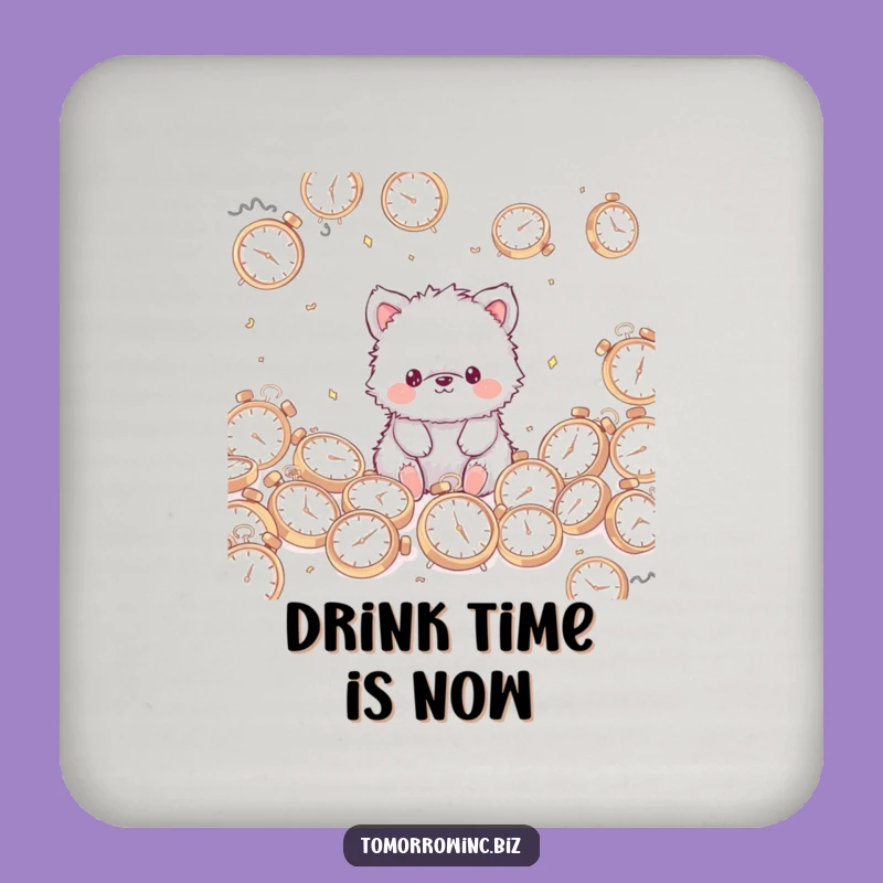 Funny Fuzzy Animal Coaster: Protect Your Table from Time - Gift!