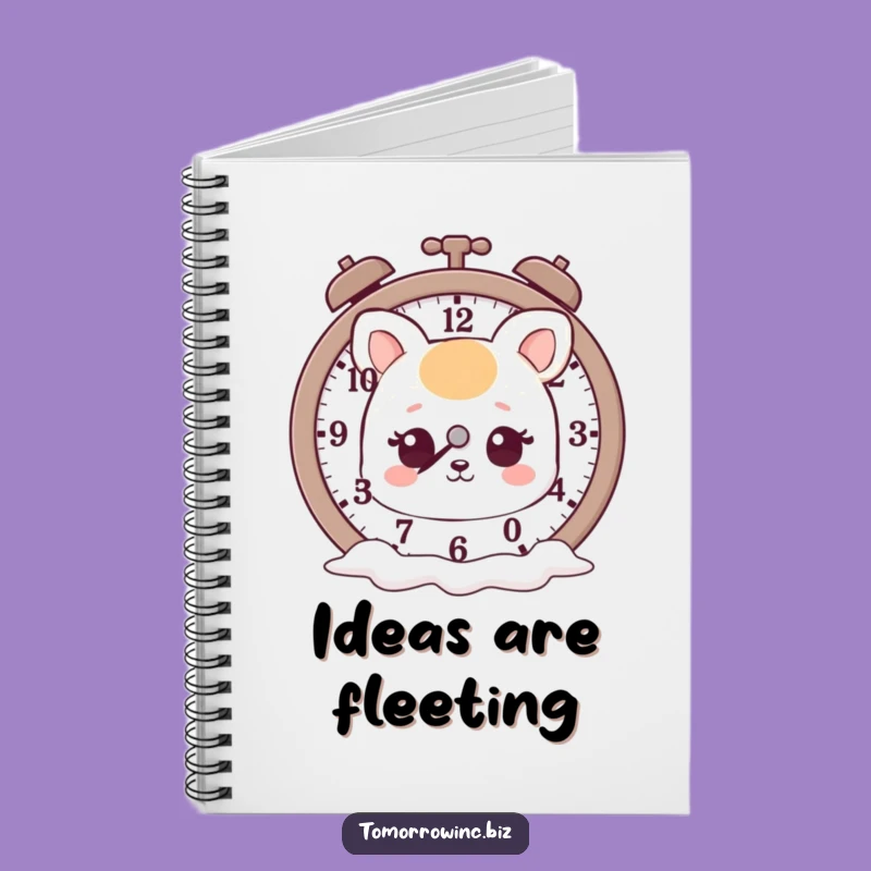 Funny Melting Clock Animal Notebook: Jot Down Dreams with Humorous Style