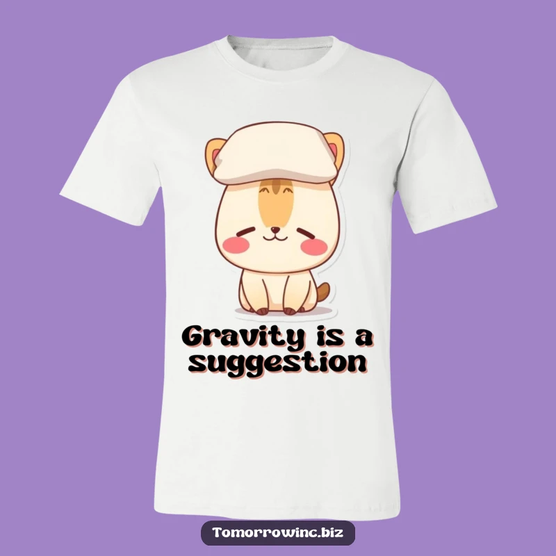 Funny Confused Animal Pillow Head T-Shirt - Hilarious Unsure Creature Tee