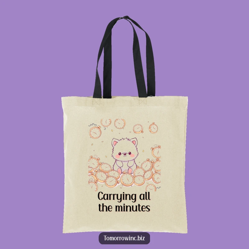 Funny Fuzzy Animal Tote Bag: Carry Your Chaos with Style - Gift!